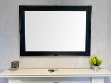 Ornate Wall Mirror & Hardwood Frame - All Sizes - Gold Silver Black White Cream