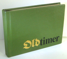 Minibuch Leder, Oldtimer, viele Bilder historischer PKW mit Erklärungen. TOLL !