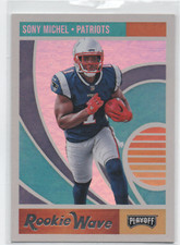 2018 Panini Playoff ROOKIE WAVE #10 Sony Michel NEW ENGLAND PATRIOTS RC 4