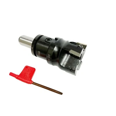 ICARBIDE NEW ATC 3/4 2" FACE MILL TOOL HOLDER ARBOR WITH 4PCS APKT1604 INSERTS USA