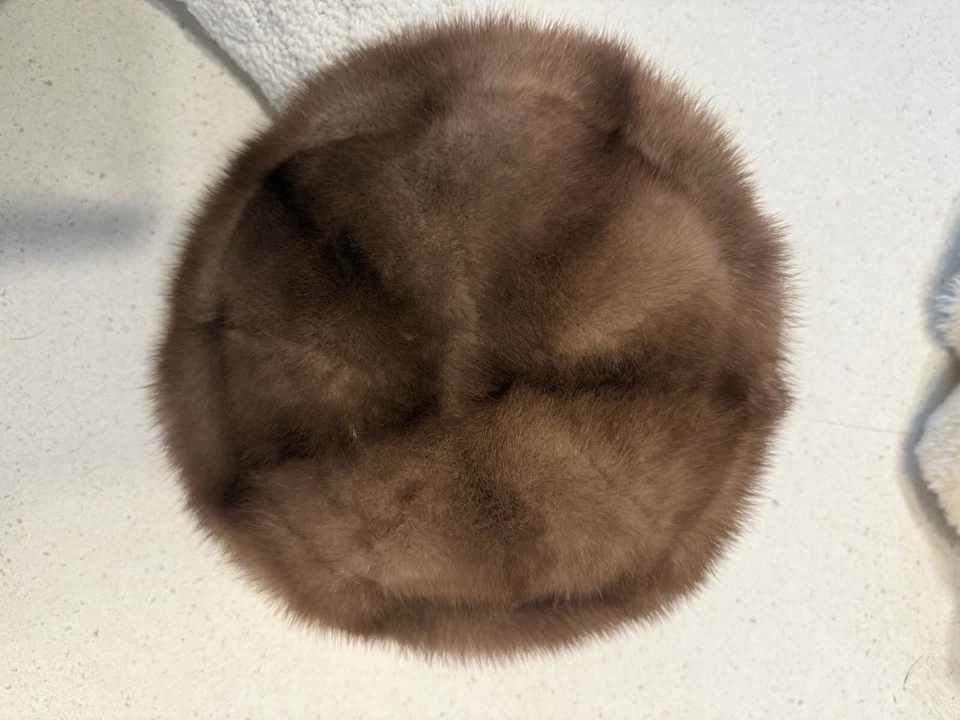 Boina de visón real Foto 2 de 3
