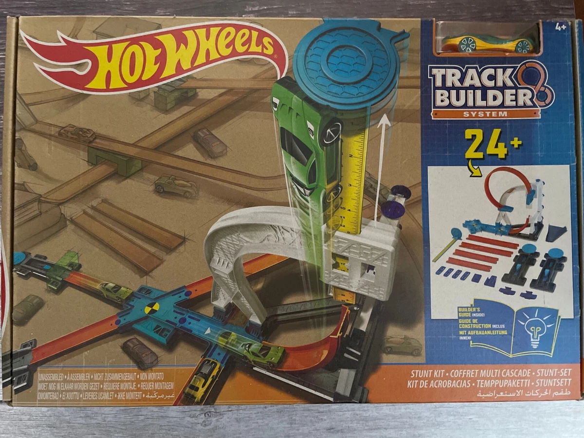 Hot wheels track builder system stunt kit playset cheap