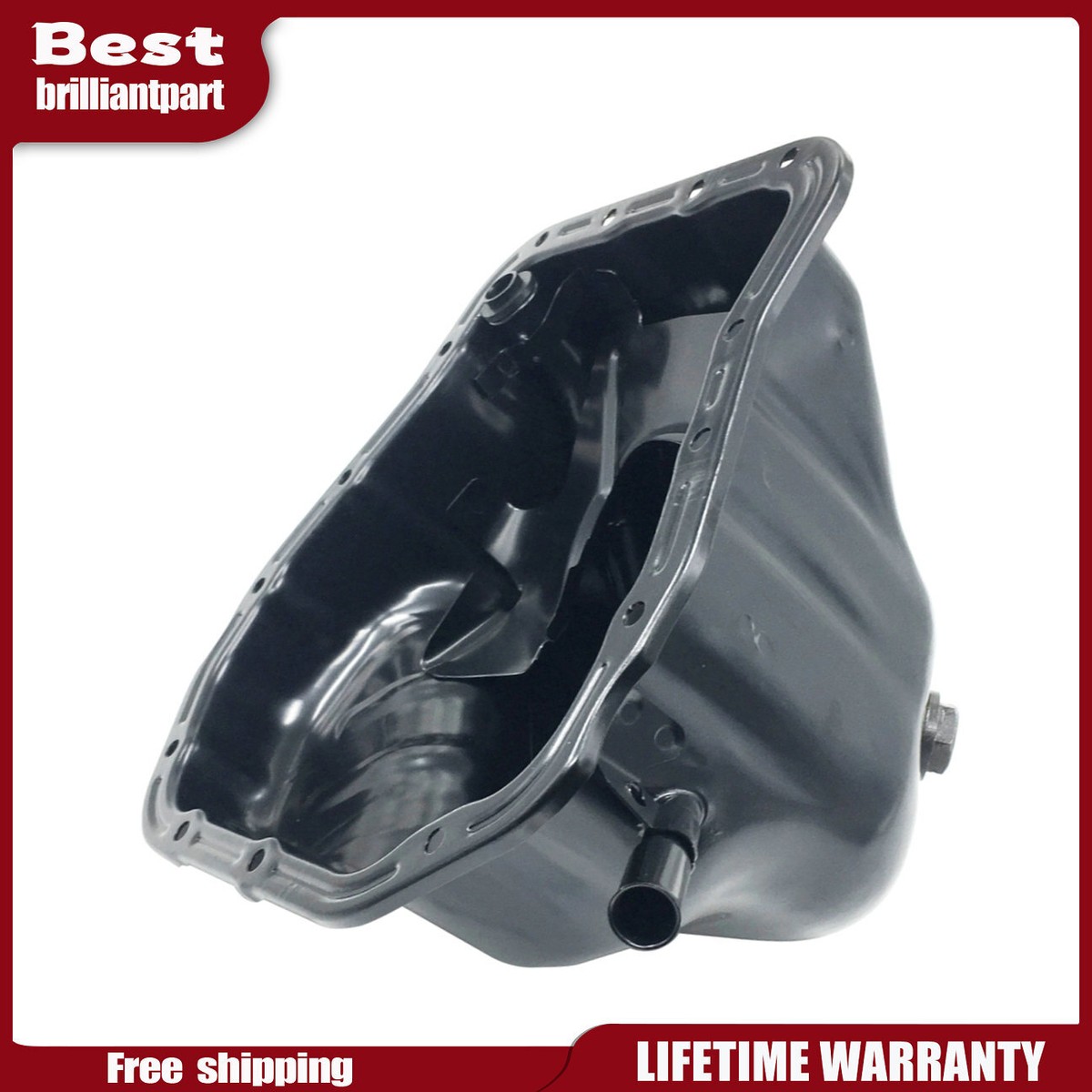 Oil Pan Lower For Subaru Forester, Impreza, Legacy, Saab 9-2X (2.5L 2006-2019) – Steel, Black