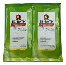 EZ-BATH StayDry Adult Wipe or Washcloth 2 Pouches 16 Sheets