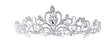Austrian Crystal Princess Heart Tiara