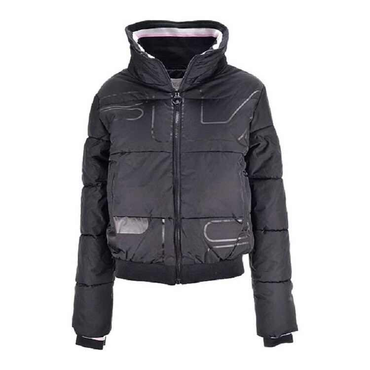 Fila PIUMINO Donna BOMBER CROPPED FULL ZIP LAJANA 683175 Nero