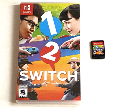1-2 Switch (Nintendo Switch) Game Case Cartridge Family Party 1 2