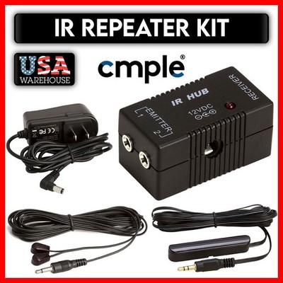 Compact IR Remote Control Repeater Infrared Kit System Satellite TV Amplifier