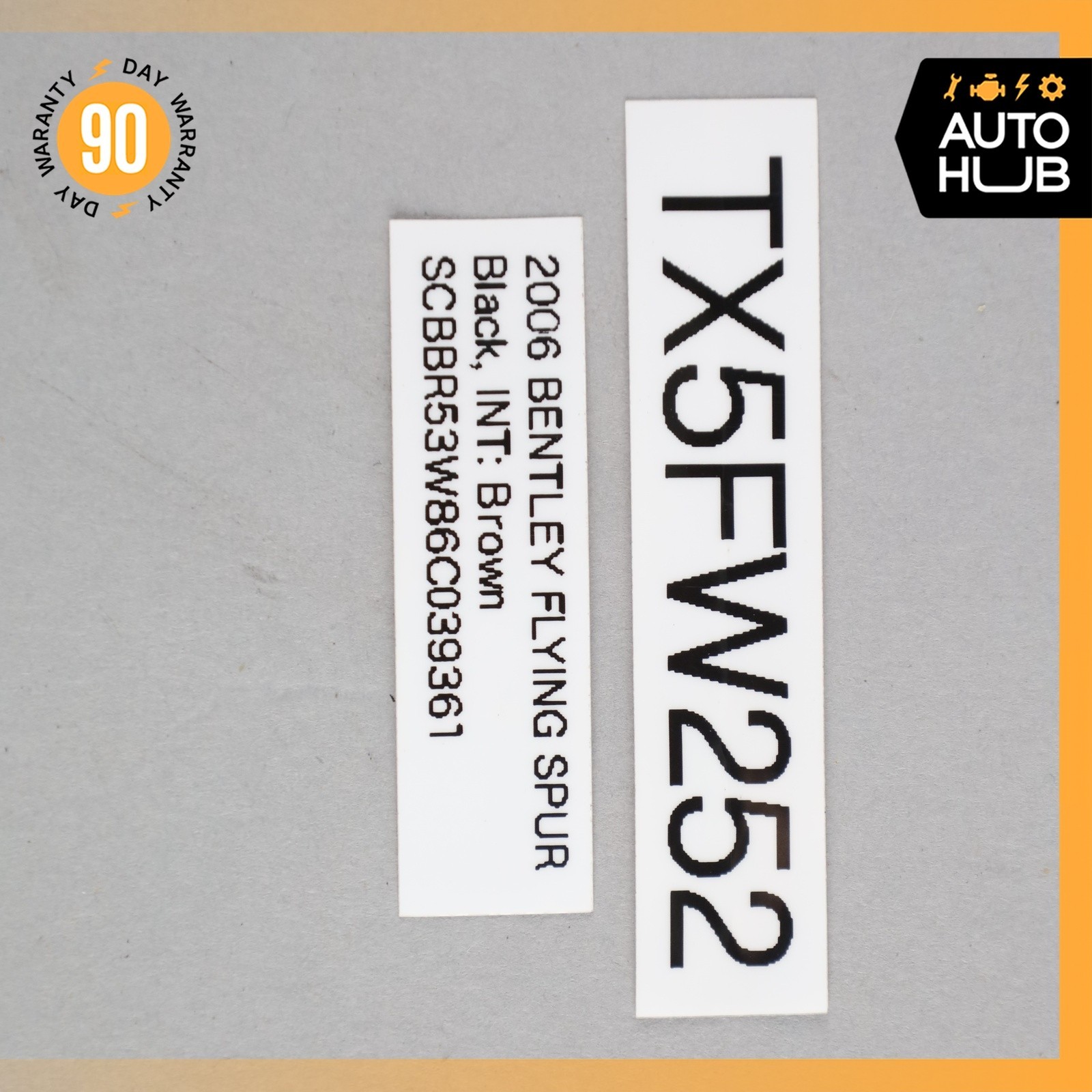 03-18 Bentley Flying Spur Right Exhaust Gas Temperature Sensor OEM 39k