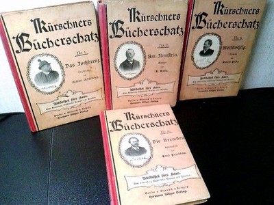 Konvolut: 4 Bände Kürschners Bücherschatz aus der Reihe Bibliothek fürs Haus - e
