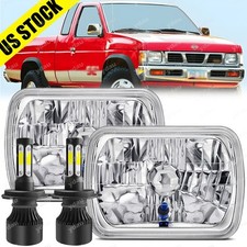 For 1995 1996 1997 Nissan Pickup Hardbody Led Headlights Hilow Sealed Beam 7x6 For 1995 1996 1997 Nissan Pickup Hardbody Led Headlights Hilow Sealed Beam 7x6