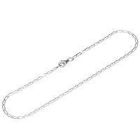 Fusskette 925 Sterling Silber 26Cm Panzerkette 2 Fach Diamantiert Damen Armkette