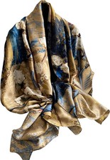 Womens 100 Large Mulberry Silk Scarf Long Satin Scarf Fashion Lightweight Wraps