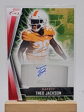 2022 Sage Theo Jackson Rookie Autograph Card #A-TJ Rare