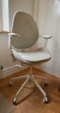 IKEA Hattefjall adjustable office chair beige fabric, good condition, pickup B28