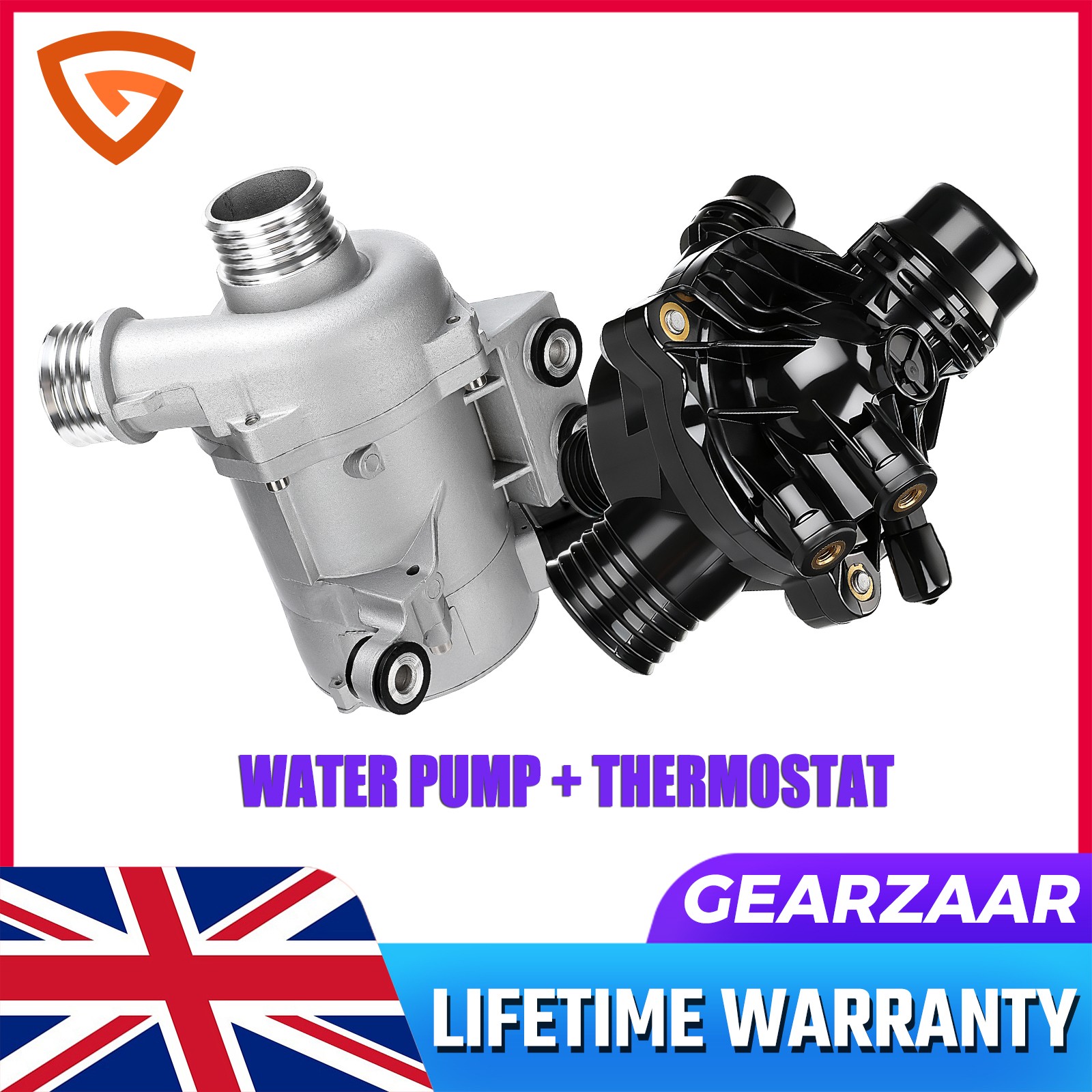 Electric Water Pump & Thermostat 11517586925 For BMW X1 X3 X5 Z4 E84 E83 F25 E70
