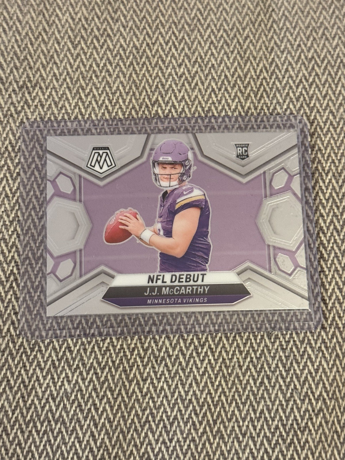 JJ McCarthy(RC) 2024 Panini Mosaic - NFL Debut #275 Silver Prizm ROOKIE VIKINGS