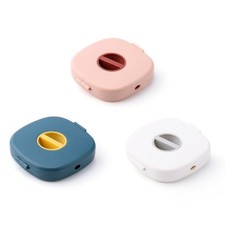 Small Retractable Cable Reel Data Cable Charging Wire Organiser Container Box
