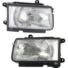 Headlights Set Halogen For 1998-1999 Isuzu Rodeo Amigo Honda Passport