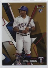 2018 Topps Finest Extended SP Gold Refractor 41/50 Willie Calhoun #112 5w7