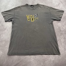 Vintage 90s Y2K Volcom Skate Surf Tee Size La...