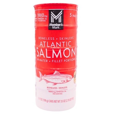 Member's Mark Canned Atlantic Salmon (7 oz., 5 pk.)