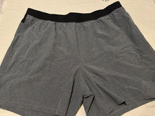 Old Navy Active Wear, Go Dry, Gray, Athletic, Swim Shorts w/Drawstring XXL -NEW