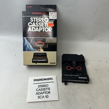 Sparkomatic Stereo Cassette Adaptor Sca10 8 Track To Cassette With Box Sparkomatic Stereo Cassette Adaptor Sca10 8 Track To Cassette With Box