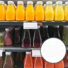  3 Pcs Supermarket Shelf Dividers Clear Separators Plastic Commodity