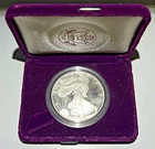 1992-S Proof American Silver Eagle – 1 oz Silver Coin in OGP & W/O COA