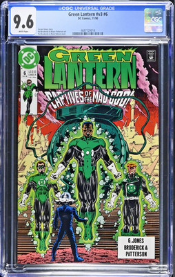 Green Lantern Volume 3 #6 CGC 9.6 JLA JSA Hal Jordan Guy Gardner John Stewart