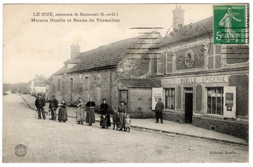 cpa 55 BANNONCOURT ( meuse ).....la route de Verdun ...le passage à
