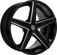 22 Lexani R-4 Gloss Black Wheels Tires S550 S63 S580 Eqss580 Glc Cls550 Tpms
