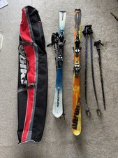 Salomon Scream 10 168cm & Rush 7 Ladies Skis + Poles + Ski Bag Bundle