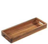 Tablett Zassenhaus Bht 15X4.50X40 Cm Braun