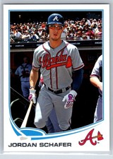 2013 Topps Update #US319 Jordan Schafer Atlanta Braves
