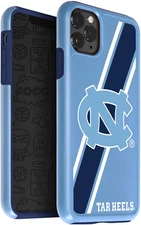 FOCO NCAA North Carolina Tarheels Hybrid for iPhone 11 Pro, X & XS (5.8")