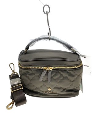 TOCCA Shoulder Bag, Nylon, Khaki (Khaki), Plain, BOTZCW0374