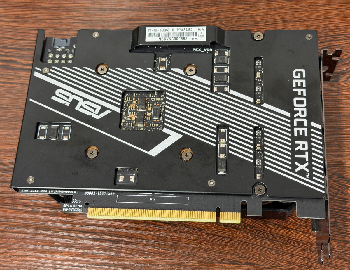 ASUS NVIDIA GeForce RTX 3050 8GB GDDR6 Graphics Card (PHRTX30508G