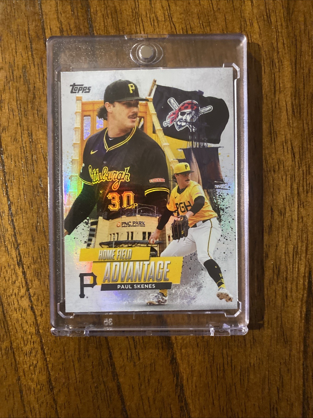 2025 Topps Chrome Paul Skenes #HA-35 Home Field Advantage Refractor Case Hit SP