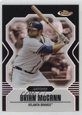 2007 Topps Finest Black Refractor 5/99 Brian McCann #40 1hs9