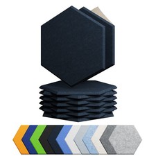 12 Pack Acoustic Panels Self Adhesive Sound Proof Foam, High Density Sound Ac...