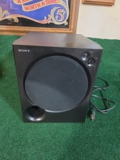 SONY SA-WMSP75 75W Powered Active Subwoofer Only For Home Theater System Tested