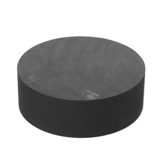 Conductive Graphite Backing Plate Electrode 6cm Block Disk Circular