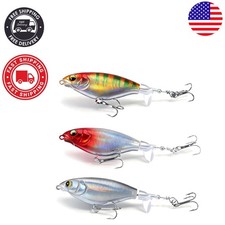 Weed Resistant Topwater Fishing Lures - Loud Splash Action for Increased Bites