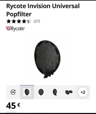 Rycote Invision Universal Popfilter