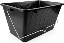 BH | 15L (3 Gallon) Large Plastic Paint Scuttle with Metal Handle, Pack of 1
