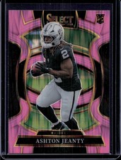 2025 Panini Select #4 Ashton Jeanty Pink Prizm Shock