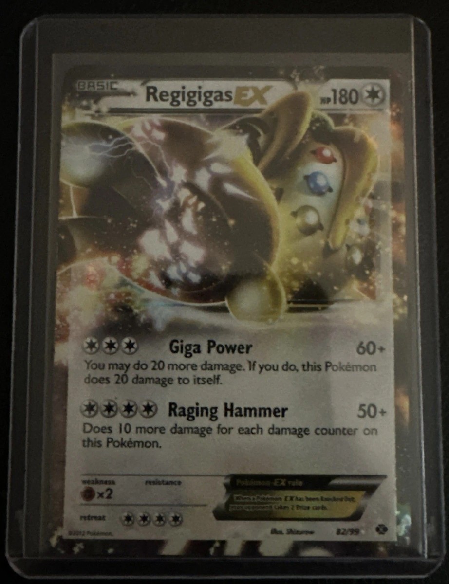 Regigigas EX 82/99 Next Destinies Ultra Rare Holo Pokmon Card 2012 LP |  eBay