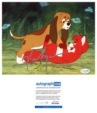 Keith Coogan 'The Fox And The Hound' Signed 8x10 Photo 'Young Tod' ACOA